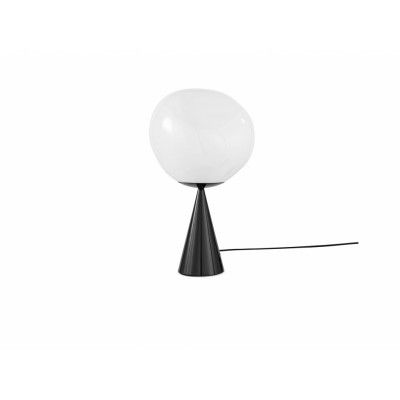 Tom Dixon - Melt Cone Fat Bordslampa Silver/Black