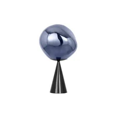 Tom Dixon - Melt Cone Fat Bordslampa Smoke/Black