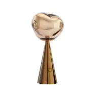 Tom Dixon - Melt LED-batteridriven bordslampa, brons, höjd 29 cm