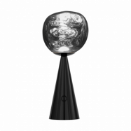 Tom Dixon Melt Portable LED bordslampa 28,5 cm Svart