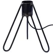 TRADEMARK LIVING Rocket bordslampa - strykj&auml;rn med klarlack