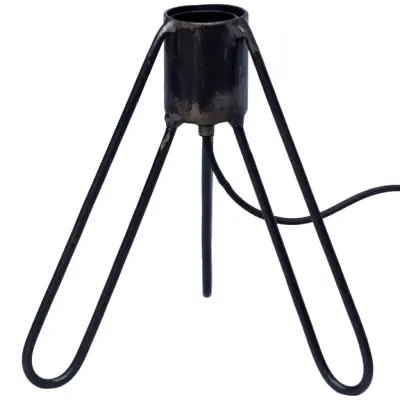 TRADEMARK LIVING Rocket bordslampa - strykjärn med klarlack