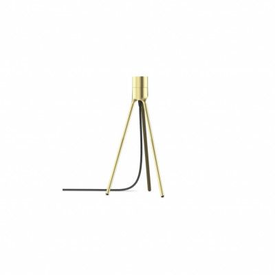 Tripod table brushed brass H 36 cm