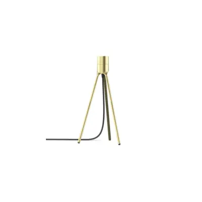 Tripod table brushed brass H 36 cm