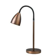 Trotsig bordslampa, oxid 46cm