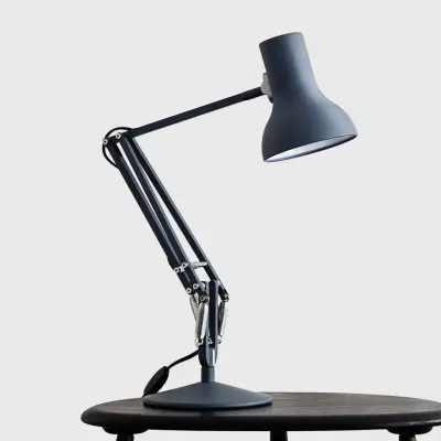 Type 75 Mini bordslampa,skiffergrå – Anglepoise - Arbetsrum / hemkontor - Industristil - Metall - Med en ljuskälla
