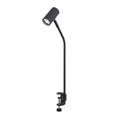 Tyson bordslampa för bordskiva svartstruktur GU10