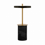 Umage Asteria Move Mini bordslampa Ø12x25,5 cm Black marble