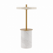 Umage Asteria Move Mini bordslampa Ø12x25,5 cm White marble