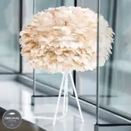 UMAGE - Eos Bordslampa Medium Ljus Brun/Vit