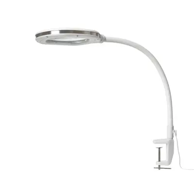 Varnhem förstoringslampa, vit