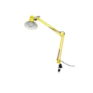 Venla bordslampa m. spännbart bordsfäste gul