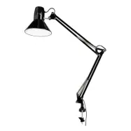 Venla bordslampa m. spännbart bordsfäste svart