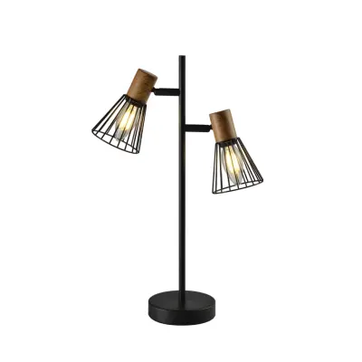 VENTURE DESIGN Atticus bordslampa - svart järn