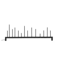 VENTURE DESIGN Hoforsbacken bordslampa - svart stål (77cm)