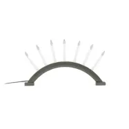 VENTURE DESIGN Kebnekaise bordslampa - vit och grön furu (55cm)