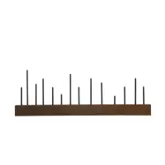 VENTURE DESIGN Kungsberget bordslampa - valnötsfärgad MDF och svart stål