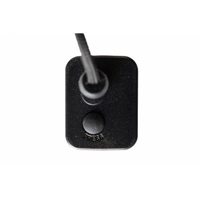 VENTURE DESIGN Kungsberget bordslampa - valnötsfärgad MDF och svart stål