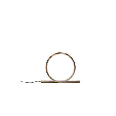 VENTURE DESIGN Saunier bordslampa - guld aluminium