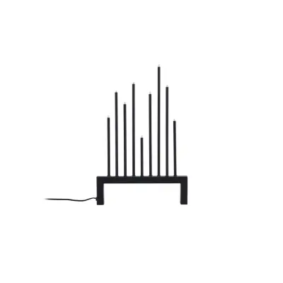 VENTURE DESIGN Vallåsen bordslampa - svart stål (27cm)