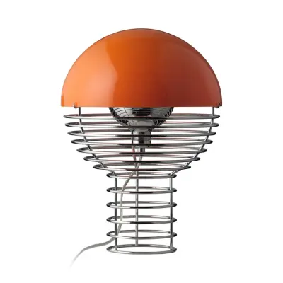 Verpan - Wire bordslampa Ø30 krom/orange