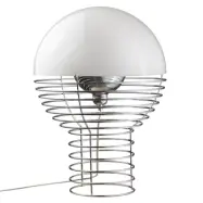 Verpan - Wire Bordslampa Vit