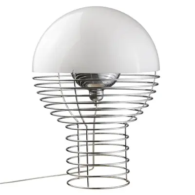 Verpan - Wire Bordslampa Vit