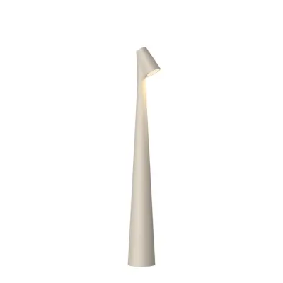 Vibia - Africa Portable, ljusbeige, höjd 40 cm, LED, batteri
