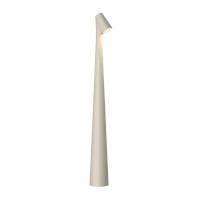 Vibia - Africa Portable, ljusbeige, höjd 45 cm, LED, batteri –