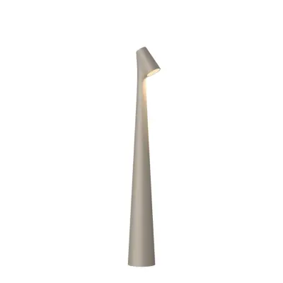 Vibia - Africa Portable, mörkbeige, höjd 40 cm, LED, batteri –