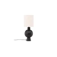 VIND COLLECTION Mysterna bordslampa - beige linne och svart betong