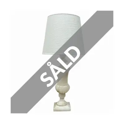 Vintage Lampfot 2, marmor