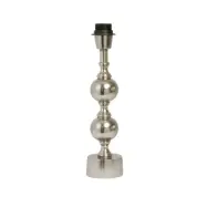 Deborah bordslampa, silver, höjd 35 cm, aluminium – Watt&Veke - Vardagsrum - Design - Med en ljuskälla