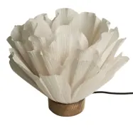 Watt&Veke - Lisa bordslampa, papper, vit, Ø 28 cm