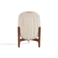 Prisma bordslampa, ask/beige, 24 cm, trä – Watt&Veke - Vardagsrum - Design - Med en ljuskälla
