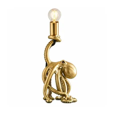 WERNS Bordslampa Baby Otto Octopus gold