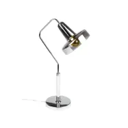 WHITE LABEL LIVING Anshin Smoke bordslampa - grått glas