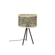 WHITE LABEL LIVING Bordslampa Isla Bamboo