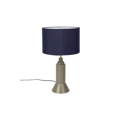 WHITE LABEL LIVING Bordslampa Kaja Mörkblå