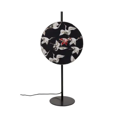 WHITE LABEL LIVING Jaylee bordslampa - svart metall