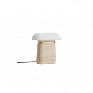 Woud - Nova Bordslampa Ivory Travertine/Opal