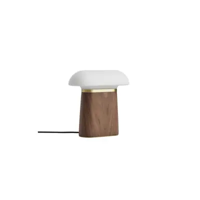 Woud - Nova Bordslampa Walnut/Opal