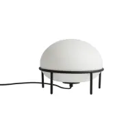 WOUD Pump bordslampa - opalglas och st&aring;l, rund