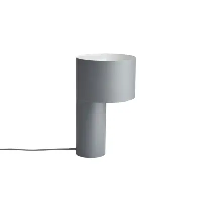 WOUD Tangent bordslampa - opal/grått glas/metall