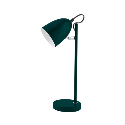 YEP bordslampa, grön, höjd 37 cm, metall E14 – Halo Design - Vardagsrum - Med en ljuskälla