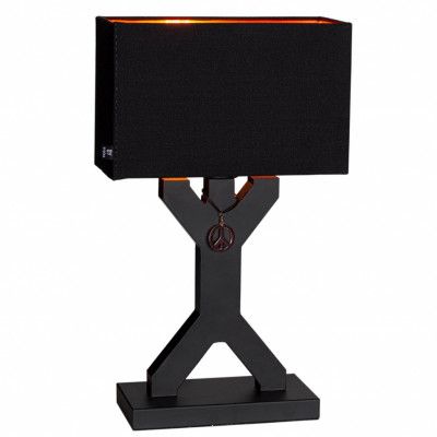 Yes We Can Bordslampa, Matt svart 45cm