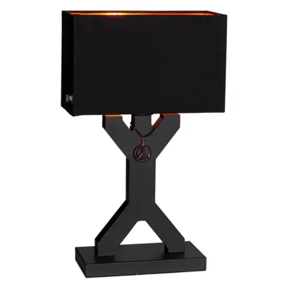 Yes We Can Bordslampa, Matt svart 45cm