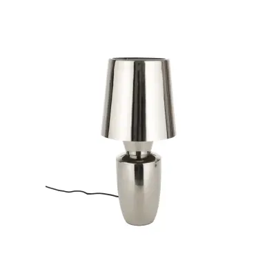 ZUIVER Elegant bordslampa - glänsande silver aluminium