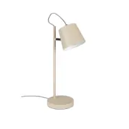 ZUIVER Buckle Head bordslampa - beige metall