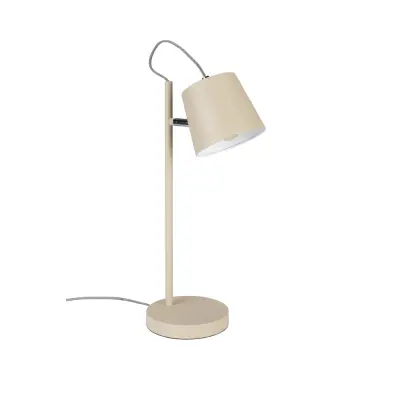 ZUIVER Buckle Head bordslampa - beige metall